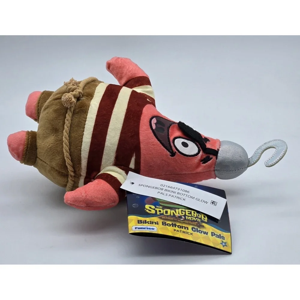 SpongeBob Movie Search for SquarePants Patrick Star Plush Toy 6 Inch New‎